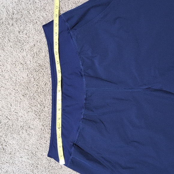 Lands End Long 9" Board Shorts Deep Sea Navy Blue Size 10 - Picture 6 of 12